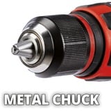 EINHELL Power X-Change Akku-Schlagbohrschrauber TE-CD 18/48 Li, 18Volt schwarz, 2x Li-Ionen Akku 2,0Ah