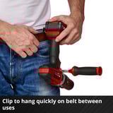 EINHELL Power X-Change Akku-Schlagbohrschrauber TE-CD 18/48 Li, 18Volt schwarz, 2x Li-Ionen Akku 2,0Ah