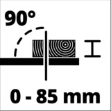 Einhell Tischkreissäge TE-TS 315 UD rot/schwarz, 2.400 Watt, Drehstrom