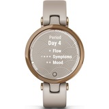 Garmin Lily Sport, Fitnesstracker roségold, Achatgraues Silikonarmband