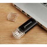 Intenso Twist Line 512 GB, USB-Stick anthrazit/transparent, USB-A 3.2 Gen 1, USB-C 3.2 Gen 1