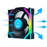 Lian Li UNI FAN SL120 LCD Wireless 3er-Pack inkl. Controller, Gehäuselüfter schwarz, 124.5 mm