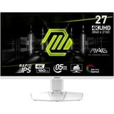 MSI MAG 274URFWDE, Gaming-Monitor 69 cm (27 Zoll), weiß, UltraHD/4K, IPS, FreeSync Premium, HDR, USB-C, 160Hz Panel