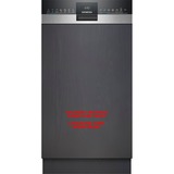 Siemens SR55ZS10ME IQ500, Spülmaschine edelstahl (gebürstet)/schwarz, 45 cm, Home Connect