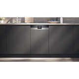 Siemens SR55ZS10ME IQ500, Spülmaschine edelstahl (gebürstet)/schwarz, 45 cm, Home Connect