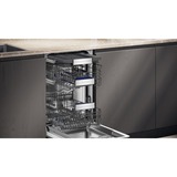 Siemens SR55ZS10ME IQ500, Spülmaschine edelstahl (gebürstet)/schwarz, 45 cm, Home Connect