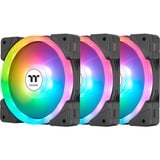 Thermaltake SWAFAN EX14 ARGB Sync PC Cooling Fan TT Premium Edition, Gehäuselüfter schwarz, 3er Pack, 140 mm