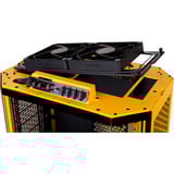 Thermaltake The Tower 600, Tower-Gehäuse gelb, Tempered Glass x 3