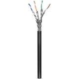 goobay Outdoor Netzwerkabel Cat.7 S/FTP (PiMF) schwarz, 305 Meter