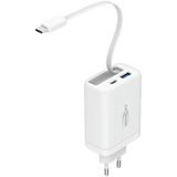 Ansmann Home Charger 230PD mit Kabel / 3 A / 30 W / 2 Port, Ladegerät weiß