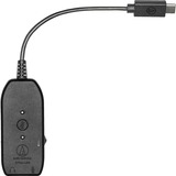 Audio-Technica Digital Audio USB Adapter, USB-C Stecker > 2x 3,5mm Klinkenbuchse schwarz