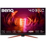 BenQ MOBIUZ EX480UZ, OLED-Monitor 121 cm (48 Zoll), schwarz/rot, UltraHD/4K, USB-C, AMD Free-Sync, 120Hz Panel
