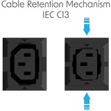 BlueWalker PowerWalker PDU PHL22 20xC13 4xC19 (IEC C20 Input), Stromversorgung schwarz