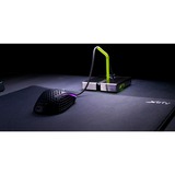 CHERRY Xtrfy B1 Mouse Bungee LED, Maushalter silber, LED-Beleuchtung, integrierter USB-Hub