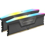 Corsair DIMM 32 GB DDR5-6000 (2x 16 GB) Dual-Kit, Arbeitsspeicher schwarz, CMH32GX5M2B6000Z28, Vengeance RGB, INTEL XMP, AMD EXPO
