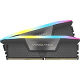 Corsair DIMM 32 GB DDR5-6000 (2x 16 GB) Dual-Kit, Arbeitsspeicher schwarz, CMH32GX5M2B6000Z28, Vengeance RGB, INTEL XMP, AMD EXPO
