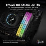 Corsair DIMM 32 GB DDR5-6000 (2x 16 GB) Dual-Kit, Arbeitsspeicher schwarz, CMH32GX5M2B6000Z28, Vengeance RGB, INTEL XMP, AMD EXPO