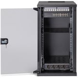Digitus Netzwerk-Set SOHO Pro 10" 315x300 mm (BxT), IT-Schrank schwarz, 12 Höheneinheiten