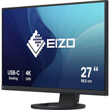 EIZO FlexScan EV2740S-BK, LED-Monitor 68.5 cm (27 Zoll), schwarz, UltraHD/4K. IPS, USB-C, HDMI, DP, USB-Hub