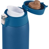 Emsa TRAVEL MUG light Thermobecher dunkelblau, 0,4 Liter, Flip-Deckel