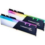 G.Skill DIMM 32 GB DDR4-3200 (4x 8 GB) Quad-Kit, Arbeitsspeicher schwarz/weiß, F4-3200C14Q-32GTZN, Trident Z Neo, INTEL XMP