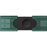 Kingston DataTraveler Duo 256 GB, USB-Stick grün/schwarz, USB-A, USB-C