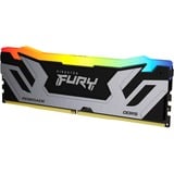 Kingston FURY CU-DIMM 24 GB DDR5-8400, Arbeitsspeicher silber/schwarz, KF584CU40RSA-24, FURY Renegade RGB, INTEL XMP