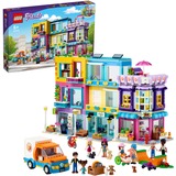 LEGO 41704 Friends Wohnblock in Heartlake City mit Friseursalon und Café, Konstruktionsspielzeug Mit 7 Minipuppen