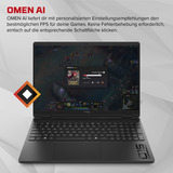 OMEN HyperX OMEN 15-gb0057ng, Gaming-Notebook AMD Ryzen 5 240, NVIDIA GeForce RTX 5060, 16 GB DDR5, 512 GB (512 GB SSD), ohne Betriebssystem