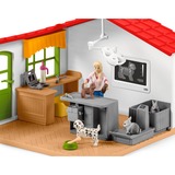 Schleich Farm World Tierarzt-Praxis mit Haustieren, Spielfigur 