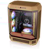 Thermaltake CT120 EX Reverse ARGB Sync PC Cooling Fan Gravel Sand, Gehäuselüfter hellbraun, 3er-Pack, 120 mm