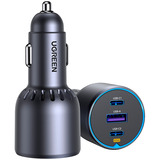 UGREEN 75W 3-Port Fast Car Charger EC703, Ladegerät grau