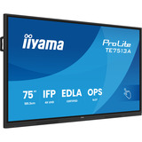 iiyama ProLite TE6513A-B3AG, Public Display schwarz (matt), UltraHD/4K, IPS, Touchscreen, HDMI, DP, USB-C, USB-Hub