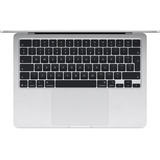 Apple MacBook Air 34,5 cm (13,6") 2025 CTO, Notebook silber, 16 GB, 512 GB (512 GB SSD), M4, MacOS, Amerikanisch