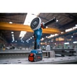 Bosch PRO Akku-Winkelschleifer BITURBO GWS 18V-15 PSC Professional solo, Ø 125mm blau/schwarz, ohne Akku und Ladegerät, in L-BOXX