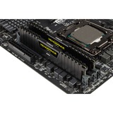 Corsair DIMM 16 GB DDR4-3000 (2x 8 GB) Dual-Kit, Arbeitsspeicher schwarz, CMK16GX4M2D3000C16, Vengeance LPX, INTEL XMP