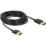 DeLOCK Kabel HMDI A Stecker > HDMI A Stecker High Speed 3D 4K Aktiv Slim schwarz, 3 Meter