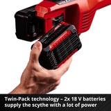 EINHELL Akku-Motorsense AGILLO 36/255 BL-Solo, 36Volt (2x18V) rot/schwarz, ohne Akku und Ladegerät