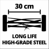 EINHELL Hand-Rasenmäher GC-HM 300, Spindelmäher rot/schwarz