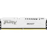 Kingston FURY DIMM 32 GB DDR5-5200  , Arbeitsspeicher weiß, KF552C40BW-32, FURY Beast, INTEL XMP