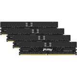 Kingston FURY DIMM 64 GB DDR5-5600 (4x 16 GB) Quad-Kit ECC, Arbeitsspeicher schwarz, KF556R28RBEK4-64, Renegade Pro, Registred, INTEL XMP, AMD EXPO
