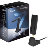 MSI BE6500 WiFi 7 USB Adapter, WLAN-Adapter schwarz
