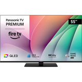 Panasonic TV-55W80AEZC, QLED-Fernseher 139 cm (55 Zoll), schwarz, UltraHD/4K, Fire TV