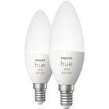 Philips HUE White & Color E14, LED-Lampe Doppelpack, ersetzt 25 Watt