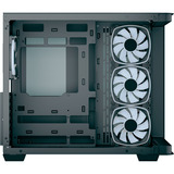Aerocool P500C EVO-G-BK-v1, Tower-Gehäuse schwarz, Tempered Glass x 2
