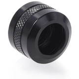 Alphacool Eiszapfen PRO 13mm HardTube Fitting G1/4 - Deep Black, Verbindung schwarz, 6er Set