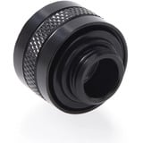 Alphacool Eiszapfen PRO 13mm HardTube Fitting G1/4 - Deep Black, Verbindung schwarz, 6er Set