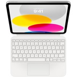 Apple Magic Keyboard Folio für iPad (10. Generation), Tastatur weiß, US-Layout, Scherenmechanik