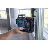 Bosch Professional Akku-Linienlaser GLL 12V-100-33 CG Professional blau/schwarz, grüne Laserlinien, inkl. Universalhalter LB 10