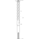 Bosch Professional EXPERT Hammerbohrer SDS-plus-7X, Ø 20mm Arbeitslänge 550mm
